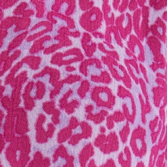 NWOT RAILS Karla Leopard Print Mini Dress in Magenta Cheetah - Picture 12 of 15